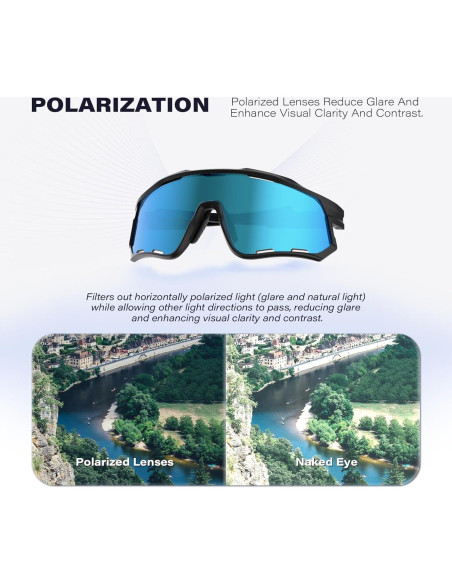 Gafas de Ciclismo GONTSAM Fotoquímicas Polarizadas UV400