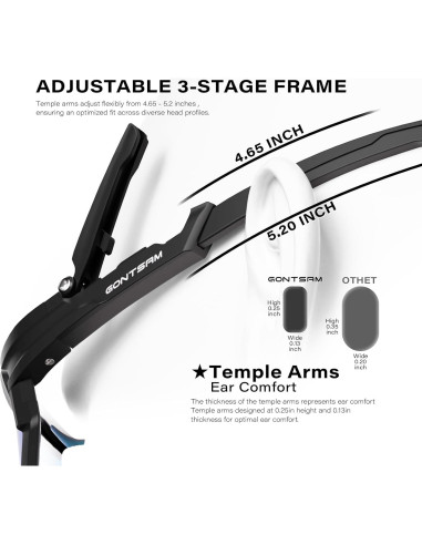 Gafas de Ciclismo GONTSAM Fotoquímicas Polarizadas UV400