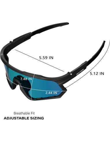 Gafas de Ciclismo GONTSAM Fotoquímicas Polarizadas UV400