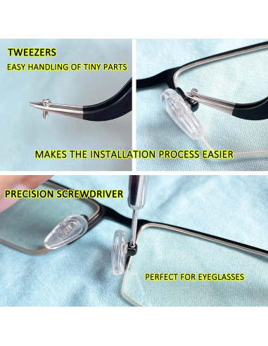 5 Pares Almohadillas de Silicona Ptslkhn para Gafas - Antideslizantes