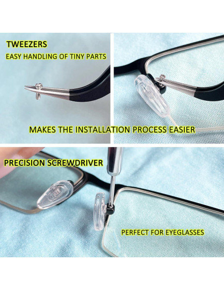 5 Pares Almohadillas de Silicona Ptslkhn para Gafas - Antideslizantes