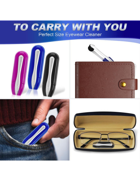 Kit Limpiador de Gafas 3PCS Genérico - Microfibra Ecológica