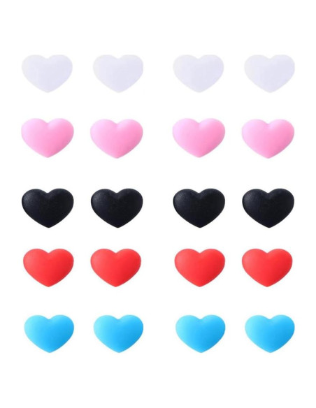 10 Pares Clips Antideslizantes para Gafas Leadigol Silicona