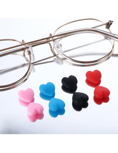 10 Pares Clips Antideslizantes para Gafas Leadigol Silicona