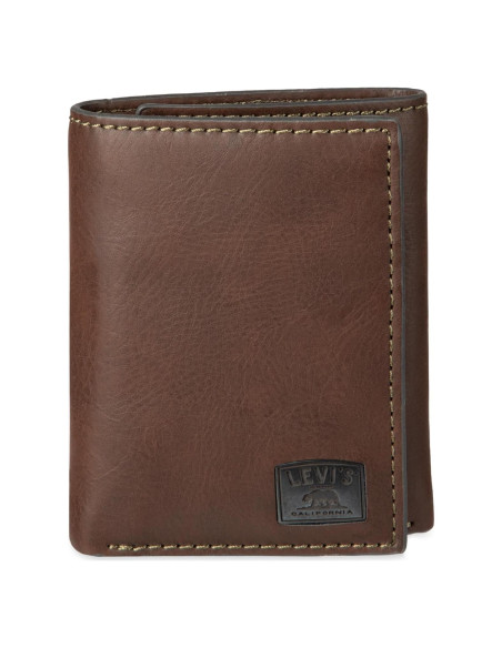 Billetera Trifold Hombre Levi's - Elegante, Delgada, 6 Ranuras Billetera Trifold Hombre Levi's - Elegante, Delgada, 6 Ranuras
