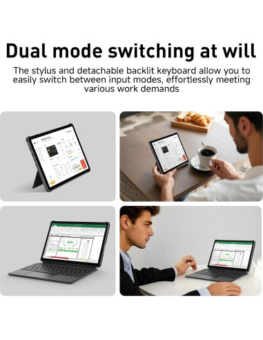 Laptop 2 en 1 EYY 10.1" Touch, 12GB RAM, 256GB SSD, Win 11