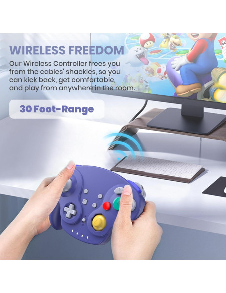 Controladores Inalámbricos Estilo GameCube SAFFUN para Switch
