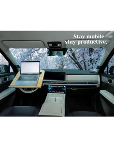 Bandeja de Coche SPINIFLY 2 en 1 para Laptop y Comida 2