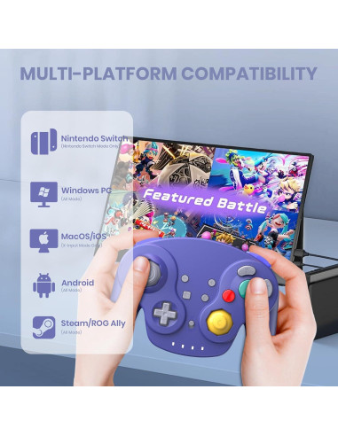 Controladores Inalámbricos Estilo GameCube SAFFUN para Switch