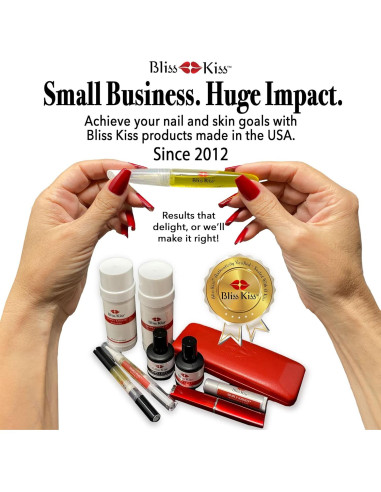 Kit de Cuidado de Uñas Bliss Kiss Simply Pure 5ml x3