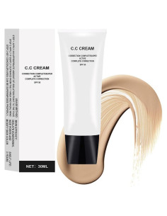 Crema CC Correctora JIMYAUQIN Marfil 30ml SPF 50 Piel Madura