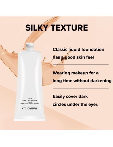 Crema CC Correctora JIMYAUQIN Marfil 30ml SPF 50 Piel Madura