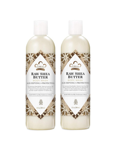 Gel de Ducha Nubian Heritage Manteca de Karité Cruda 2x13oz