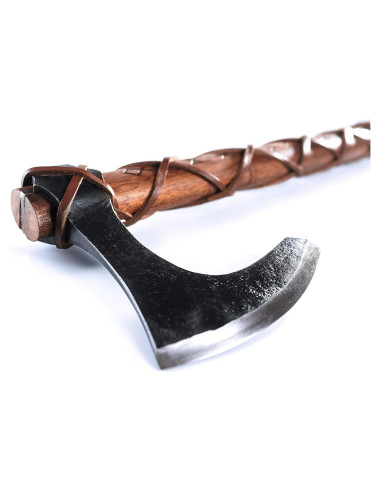 Hacha Vikinga de Dos Manos Norse Tradesman con Runas - 61 cm