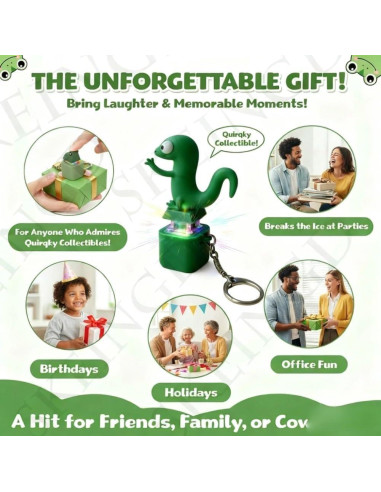 Llave de Lizard Antiestrés con Sonido y Luz LED - A-Mix