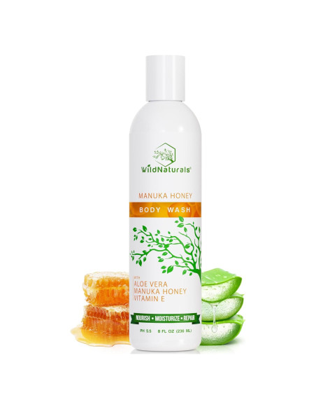 Jabón Corporal Orgánico Wild Naturals 236.6 ml Miel de Manuka