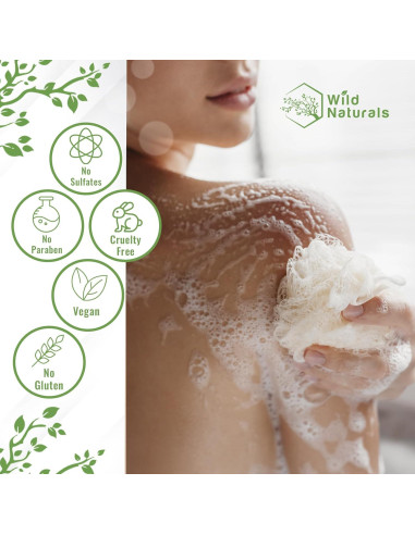 Jabón Corporal Orgánico Wild Naturals 236.6 ml Miel de Manuka