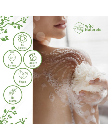 Jabón Corporal Orgánico Wild Naturals 236.6 ml Miel de Manuka