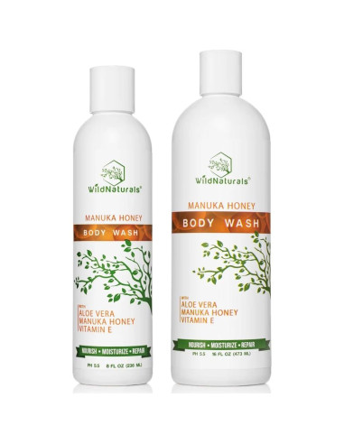 Jabón Corporal Orgánico Wild Naturals 236.6 ml Miel de Manuka