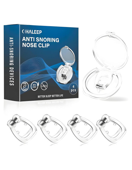 Clip Nasal Anti Ronquidos OHALEEP Silicona Ajustable M