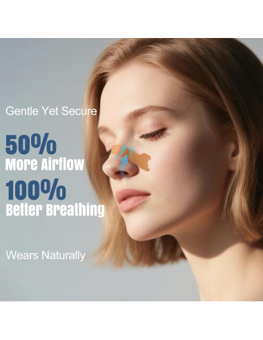 Tiras Nasales QUANROL para Ronquidos - 60 Piezas Hipoalergénicas