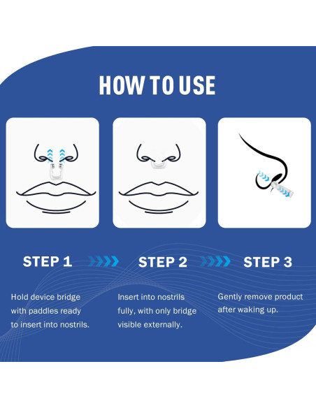 Clip Nasal Anti Ronquidos OHALEEP Silicona Ajustable M