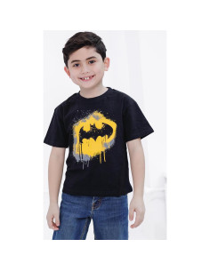 Camiseta DC Comics para Niños Batman 100% Algodón 4T 2