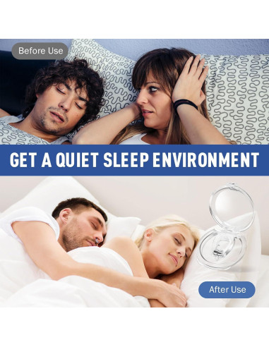 Clip Nasal Anti Ronquidos OHALEEP Silicona Ajustable M