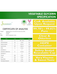 Glicerina Vegetal Soapeauty 113.4 g Natural USP Sin OGM 2