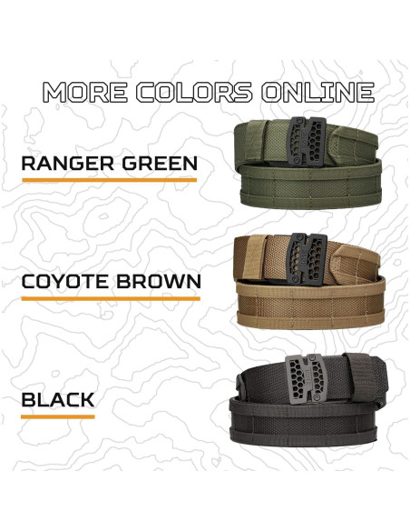 Cinturón de Batalla Molle KORE 1.75" Ajustable 24-48"