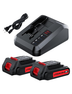 Batería de Reemplazo Black and Decker 20V Max 3.8Ah Litio 2Pack