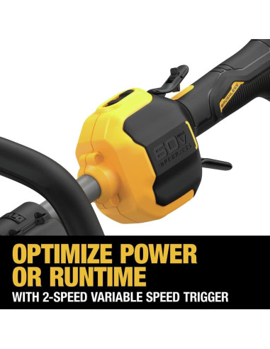 Cortadora de Hilo DEWALT DCST972B 60V MAX 17" Amarillo/Negro