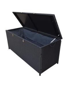 Caja de Almacenamiento Exterior Oakland Living 427.7L Negra