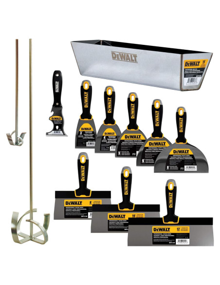 Juego de Herramientas DEWALT para Paneles de Yeso - Acero Inoxidable