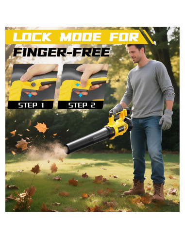 Soplador de Hojas Inalámbrico MekiPow 1050H-M 650 CFM