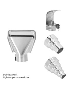 Accesorios de Pistola de Aire Caliente TOPINCN - 4 Piezas Acero Inoxidable 2