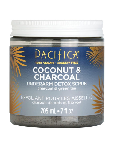 Exfoliante Detox para Axilas Pacifica - Coco y Carbón 207 ml