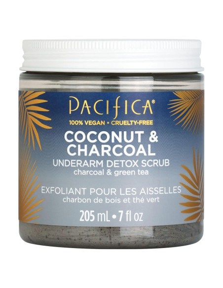 Exfoliante Detox para Axilas Pacifica - Coco y Carbón 207 ml