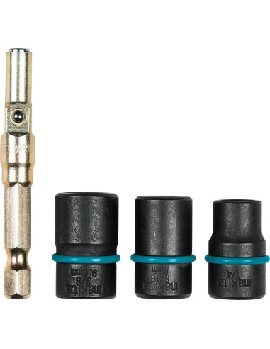 Destornillador de Tuercas Desmontable Makita B-61581 4 Piezas