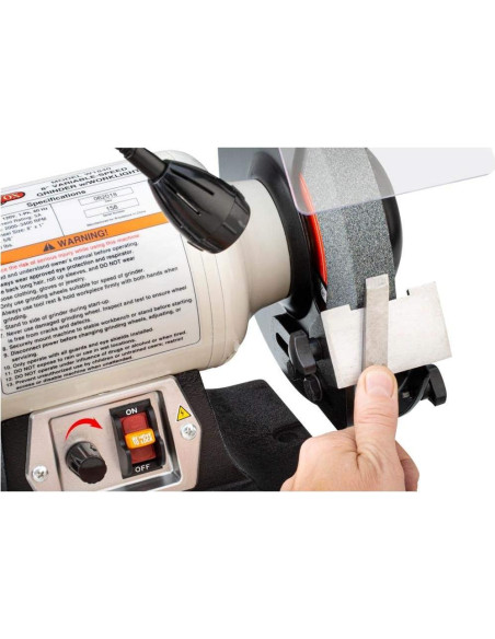 Esmeril de Velocidad Variable Shop Fox W1840 8" (20.32 cm) 3/4 HP