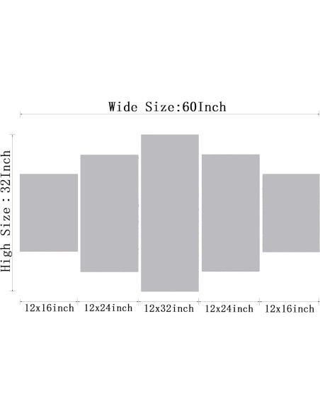 Impresión en Lienzo Milwaukee Skyline 81x30 cm Decoración