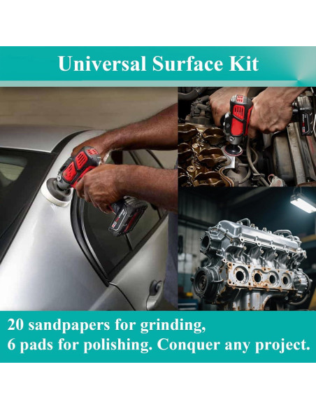 Kit de Repuesto para Pulidora Milwaukee M12 - 27 Piezas