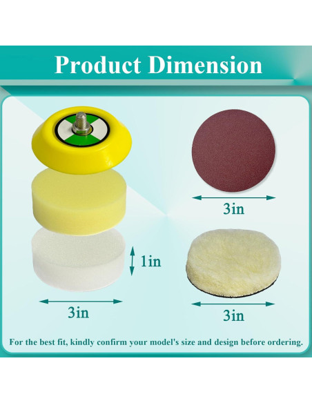 Kit de Repuesto para Pulidora Milwaukee M12 - 27 Piezas