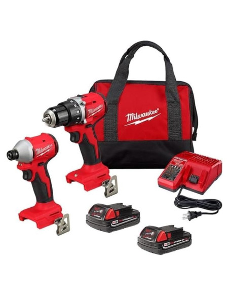 Kit de Taladro y Destornillador Milwaukee M18 2798-22CT 18V