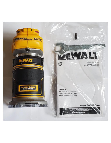 Router Compacto Dewalt DCW600BR 20V Sin Escobillas 1/4"