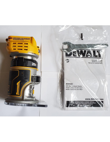 Router Compacto Dewalt DCW600BR 20V Sin Escobillas 1/4"