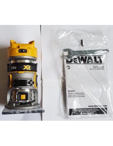 Router Compacto Dewalt DCW600BR 20V Sin Escobillas 1/4"