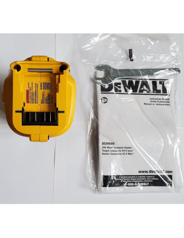 Router Compacto Dewalt DCW600BR 20V Sin Escobillas 1/4"