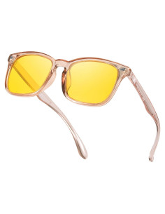 Gafas de Visión Nocturna TJUTR Polarizadas Amarillas Unisex
