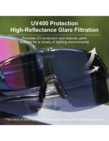 Gafas de Ciclismo INBIKE Foto-cromáticas Anti-vaho UV400
